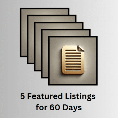 5-Listing Featured Package (60 Days)