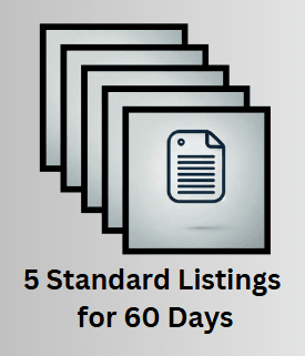 5-Listing Standard Package (60 Days)